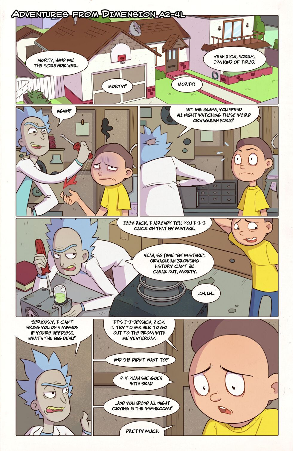 Page 2 - Rick And Morty - Adventures From Dimension A24L